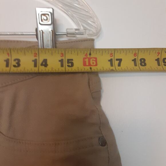 Like an Angel Women's Size 2X Beige Stretch Pants Straight Cut - Picture 7 of 9